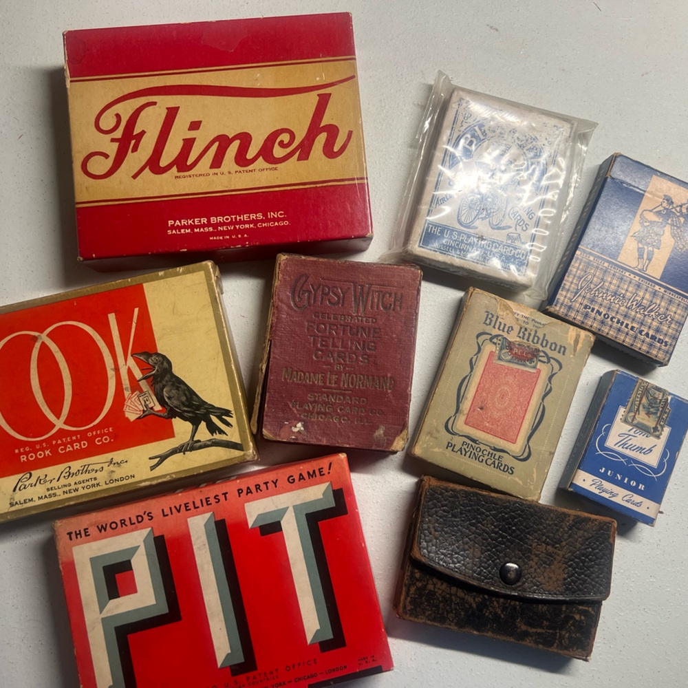 Vintage Card Game Collection